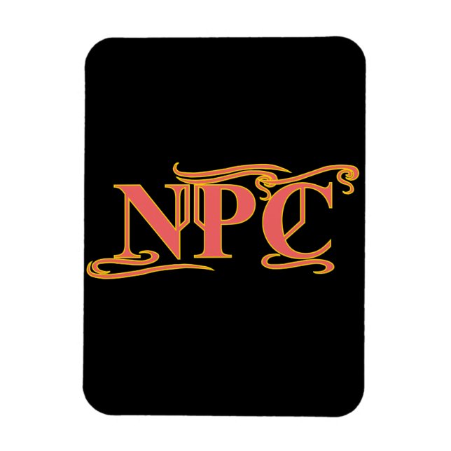 NPC Do Not Maim Rob or Kill Funny RPG Magnet (Vertical)