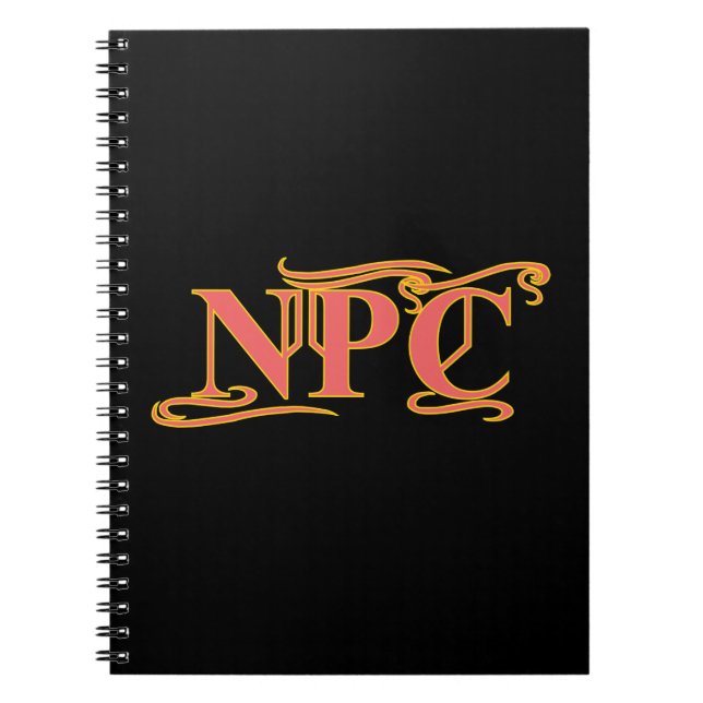 NPC Do Not Maim Rob or Kill Funny RPG Notebook (Front)