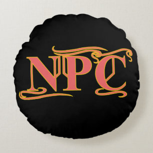 NPC Do Not Maim Rob or Kill Funny RPG Round Pillow