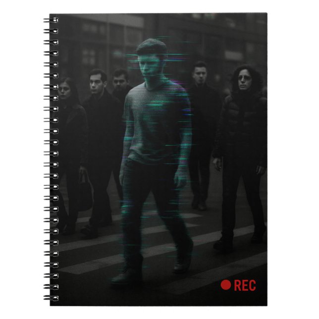 NPC Hunt - Target Glitch Captured Notebook (Front)