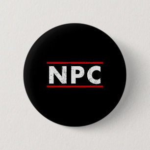 Npc Meme - Non Player Character 1  2 Inch Round Button