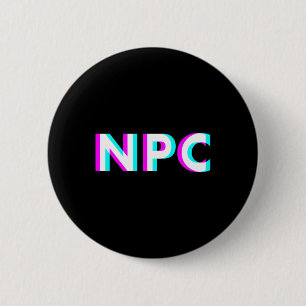 Npc Meme - Non Player Character 2 Inch Round Button