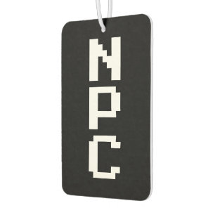 NPC - Non Playable Character Air Freshener