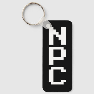 NPC - Non Playable Character Keychain