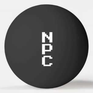 NPC - Non Playable Character Ping Pong Ball