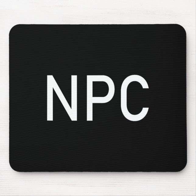 Npc Playing Halloween Fun Larp Rpg Role  Mouse Pad (Front)