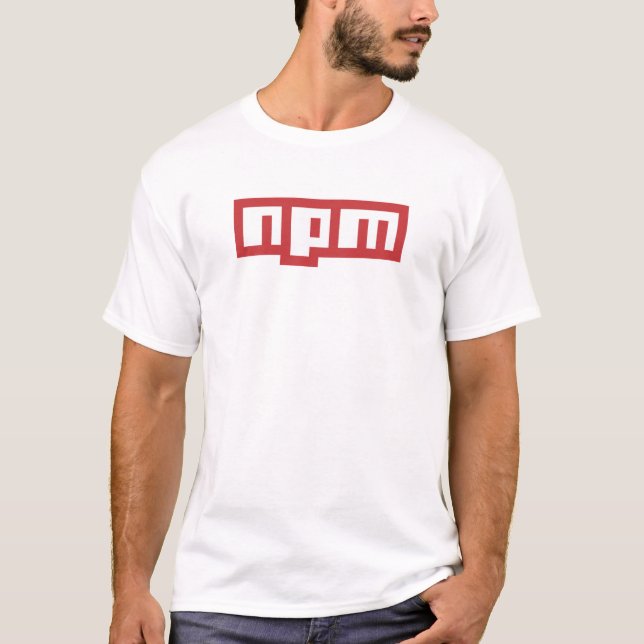 npm - Node package manager T-Shirt (Front)