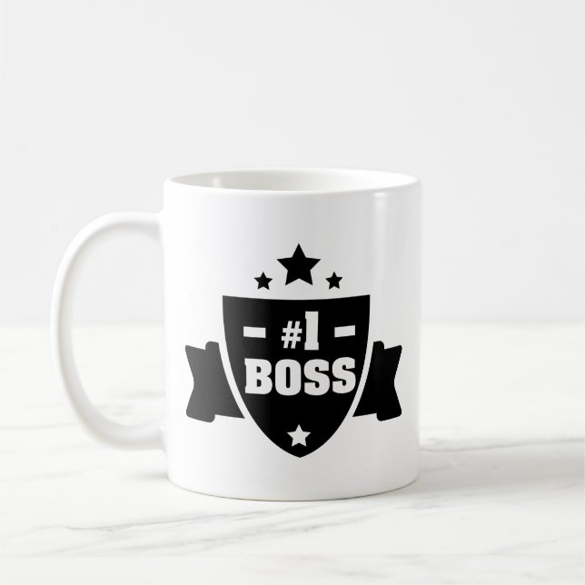 Nr 1 Boss Coffee Mug (Left)
