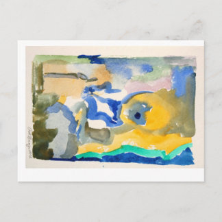 nr 6 d'exposition de cartes postales d'aquarelle