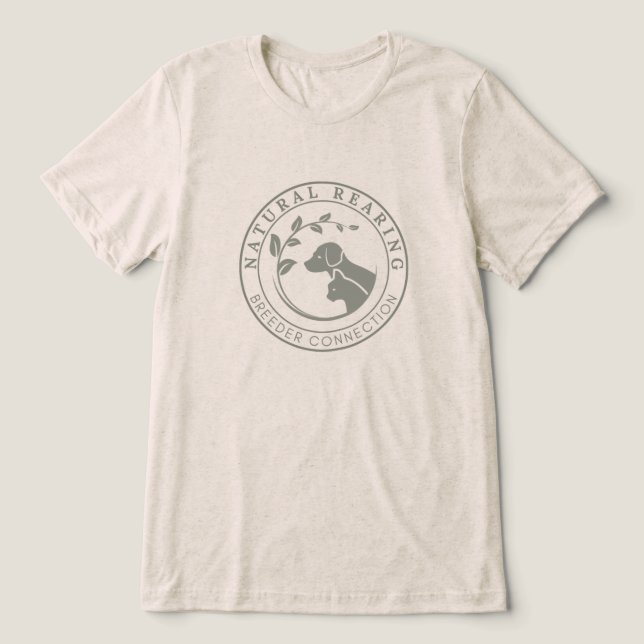 NRBC Logo Neutral - Unisex Tri-Blend Shirt (Design Front)