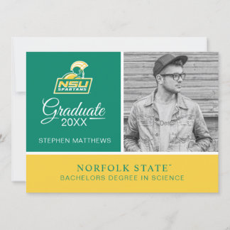 NSU Spartans Graduate Invitation