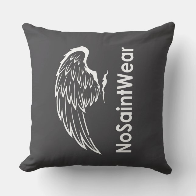 NSW Logo Throw Pillow (Front)