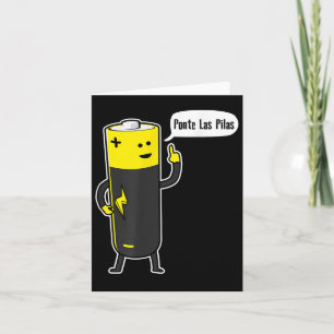 Nte Las Las Battery Motivational Card