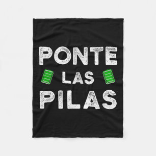 Nte Las Las Funny Spanish Saying Motivational Fleece Blanket