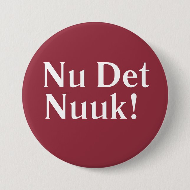 Nu Det Nuuk 3 Inch Round Button (Front)