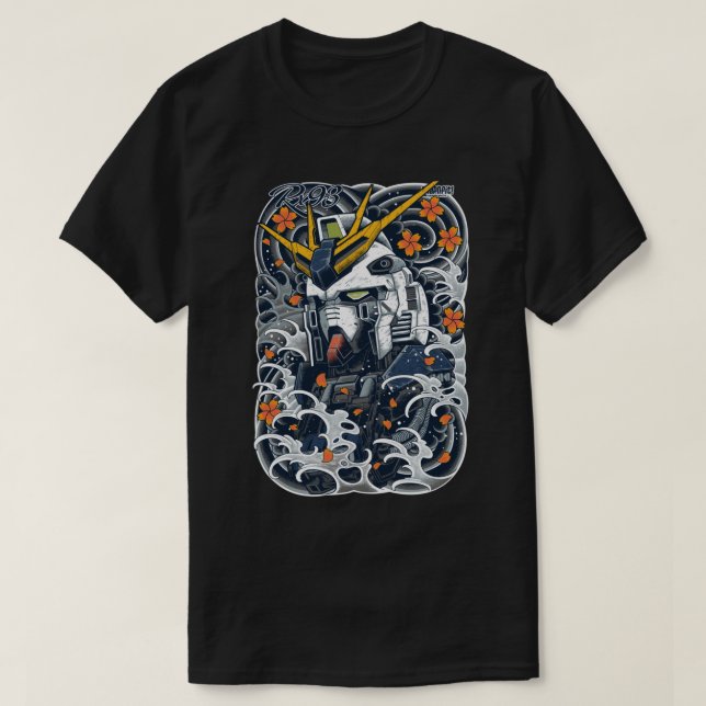 Nu Gundam Awesome Essential T-Shirt (2) (Design devant)