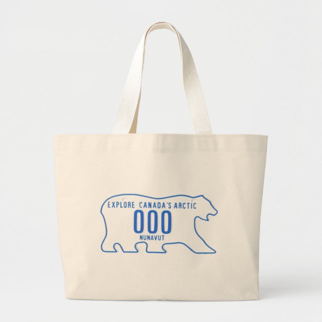 NU sample Large Tote Bag (Front)