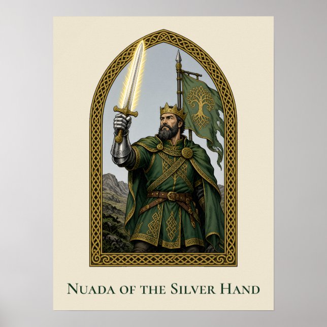 Nuada of the Silver Hand Poster (Front)