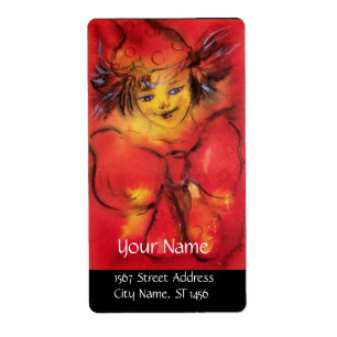 NUAGE AVEC RIBBON ROUGE