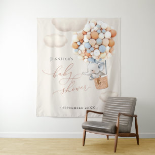 Nuage de ballon éléphant Tapisserie