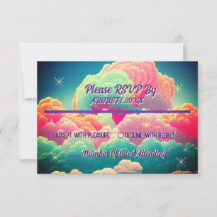 Nuage de Barbe à Papa Pastel pour Mariage RSVP
