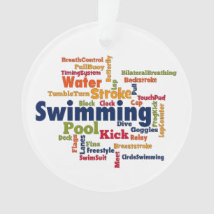 Nuage de mots de natation
