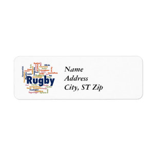 Nuage de mots de rugby à XV