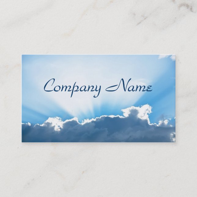 Nuage et carte de visite de Sun (Devant)