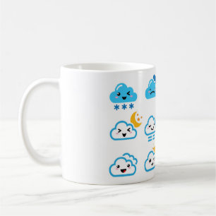 Nuage mignon, Kawaii, tasse de Manga