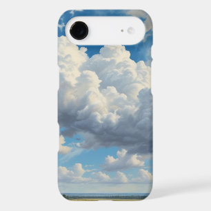 Nuages blancs et ciel bleu clair