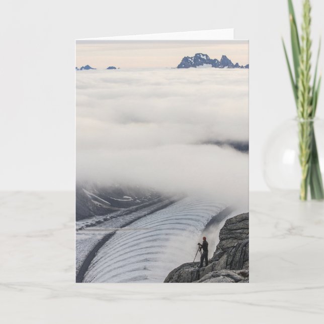 Nuages cassant la carte de voeux (blanc à (Devant)