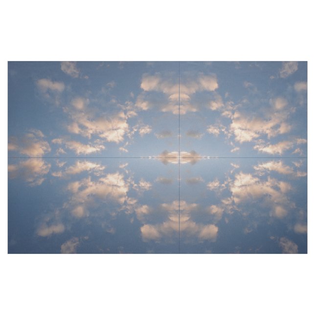Nuages et tissu de photo de ciel bleu (Yard)
