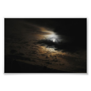 Nuages Lune Ciel Céleste Photo