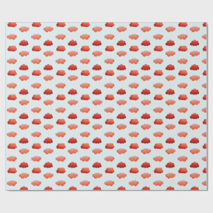 Nuages oranges - Aquarelle Wrapping Paper