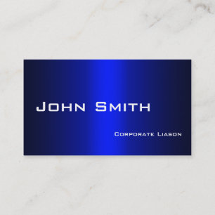 Nuances de bleu Carte de visite professionnel