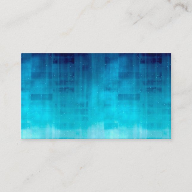 Nuances de carte de visite bleu (Devant)