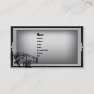 Nuances de Carte de visite gothique gris
