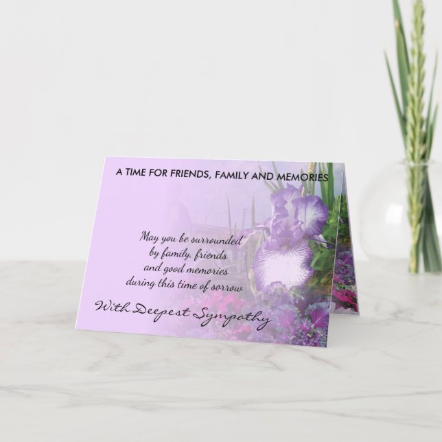 nuances de mauve carte de sympathie 16b (Devant)
