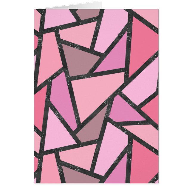 Nuances de motif en vitrail de corail (Devant)