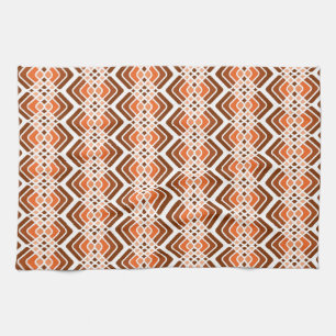 Nuances de serviette de cuisine orange
