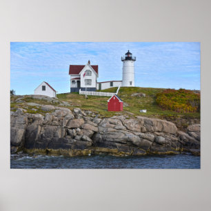 Nubble Light, Cape Neddick, Maine Poster