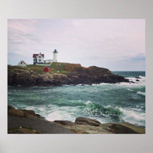 Nubble Light - York, Maine 24 x 20 Poster Imprimer