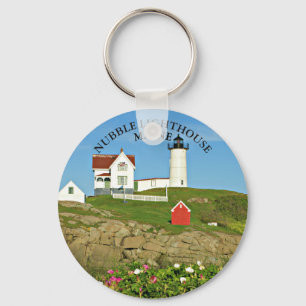 Nubble Lighthouse, Cape Neddick Maine Keychain