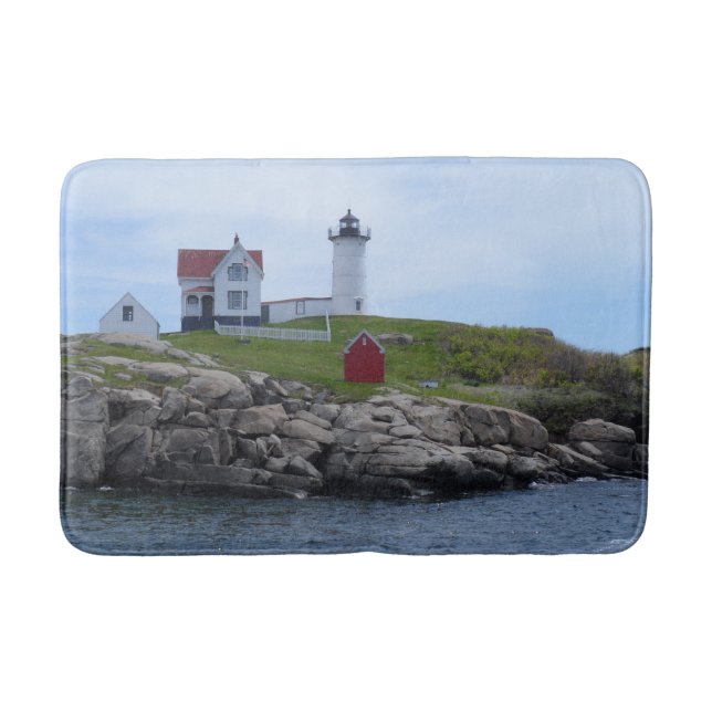 Nubble Lighthouse - Maine Bath Mat (Front)