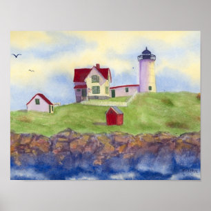 Nubble Lighthouse Poster