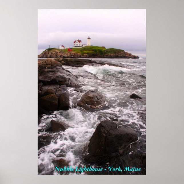Nubble Lighthouse - York, Maine Poster (Front)