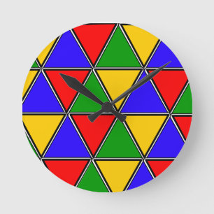 Nubian African Art – Heritage, African Pride Round Clock
