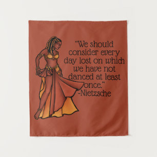 Nubian Belly Dancer Goddess Poster Tapestry