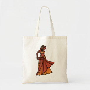Nubian Belly Dancer Goddess Tote Bag