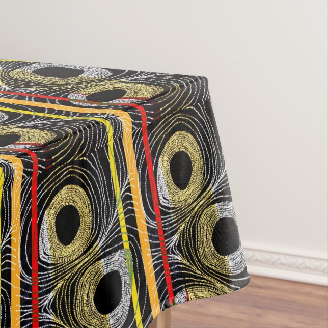 Nubian Bohemian Geometric Print  Tablecloth (In Situ)